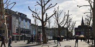 Heute Entscheidung zu Basisentwurf für Neugestaltung des Neumarkts möglich Der trostlose Neumarkt im März dieses Jahres. © Luís Matos