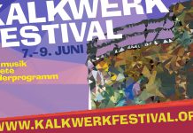 Das 39. Kalkwerk Festival findet dieses Jahr vom 7. bis zum 9. Juni im alten Kalkwerk zwischen Limburg und Diez statt. Grafik: Neues Limburg aus Festivalprogramm